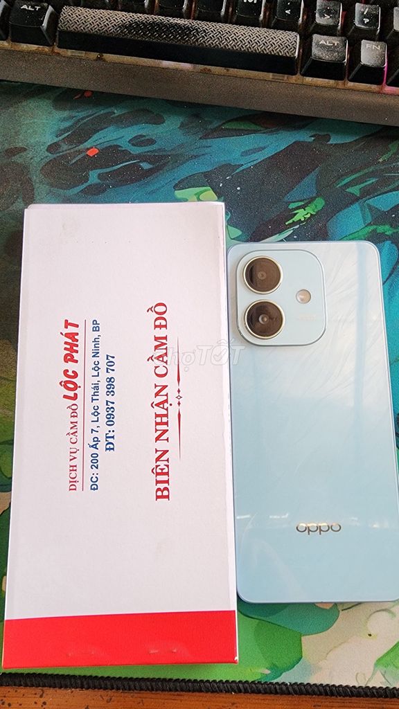 Oppo A3x 64GB Xanh. Mua bán Điện thoại tại Huyện Lộc Ninh Bình Phước được đăng bởi Cầm Đồ Lộc Phát  hình 1