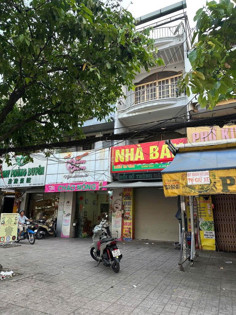 NHÀ 3 LẦU (4x20) CÓ LỀ 12M MẶT TIỀN TÂN HÒA ĐÔNG Q.6
