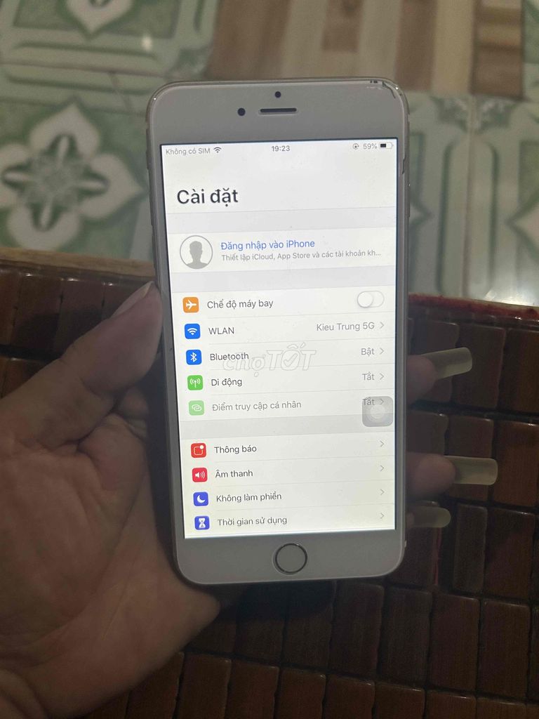 iphon 6 plus xài ok cam sau bị hư còn đâu ok hết. Mua bán Điện thoại tại Huyện Nhà Bè Tp Hồ Chí Minh được đăng bởi Kiều Văn Dũng  hình 1
