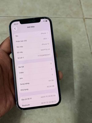Apple iPhone 12 64GB Xanh zin sạch