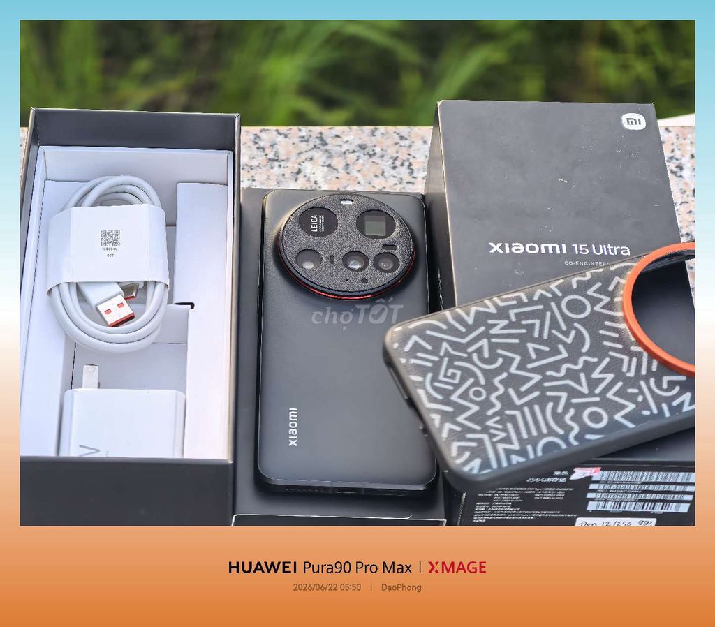 Xiaomi 15 Ultra 256GB Đen Đã sử dụng. Mua bán Điện thoại tại Huyện Củ Chi Tp Hồ Chí Minh được đăng bởi Đạo Phong hình 1
