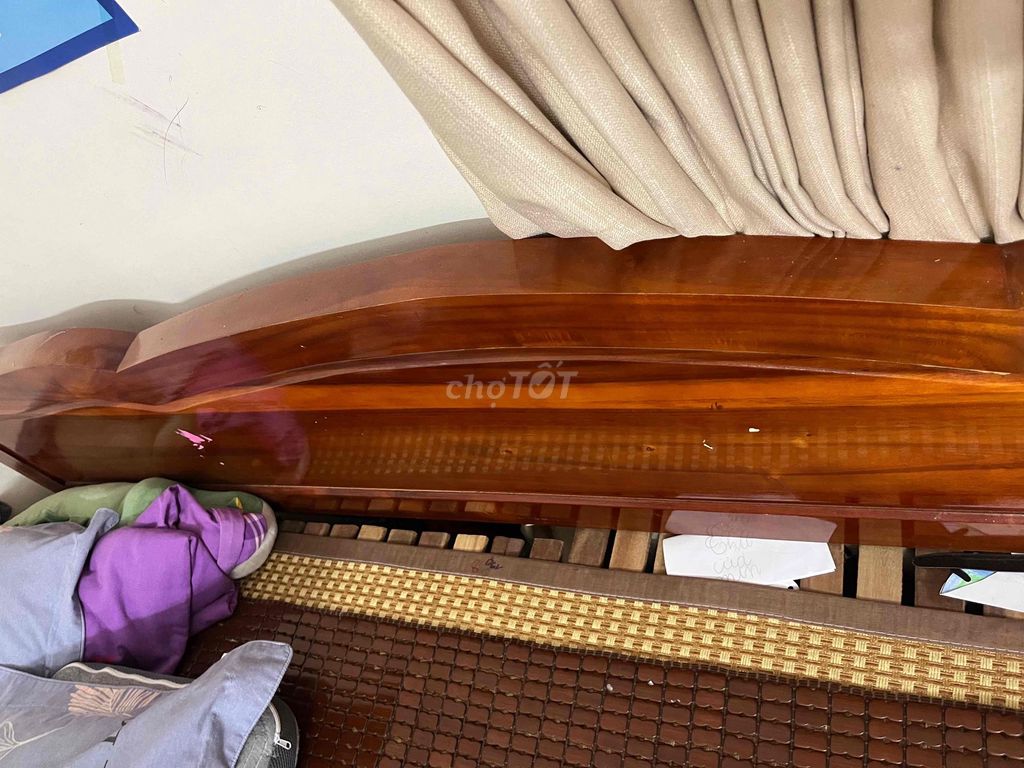 Giường gỗ thịt 1.8m x 2m. Mua bán Giường, chăn ga gối nệm tại Quận Cầu Giấy Hà Nội được đăng bởi Đồ Nam Xuất Xịn..GuuBox hình 1
