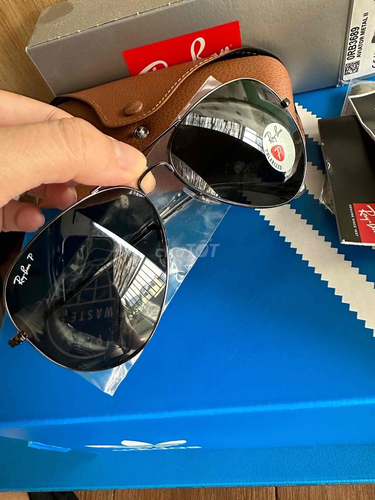 kính phi công rayban polarized hàng nhập Mỹ