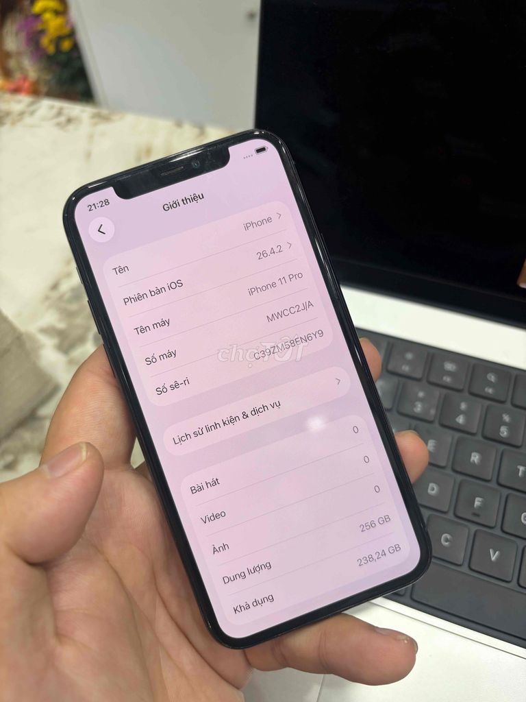 Apple iPhone 11 Pro 256GB Xám. Mua bán Điện thoại tại Huyện Thanh Trì Hà Nội được đăng bởi Đoàn Xuân Tùng hình 1