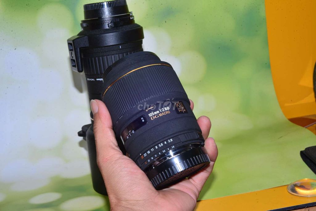 Ống kính Sigma 105mm f2.8 DG Macro. Mua bán Máy ảnh, Máy quay tại Huyện Bình Chánh Tp Hồ Chí Minh được đăng bởi Minh Anh hình 1