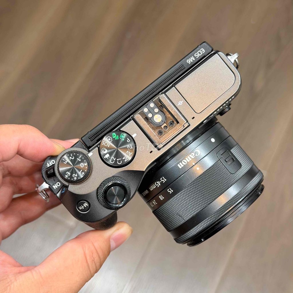 Máy ảnh Canon EOS M6 Đen đẹp keng. Mua bán Máy ảnh, Máy quay tại Quận Hai Bà Trưng Hà Nội được đăng bởi Quang Huy hình 1