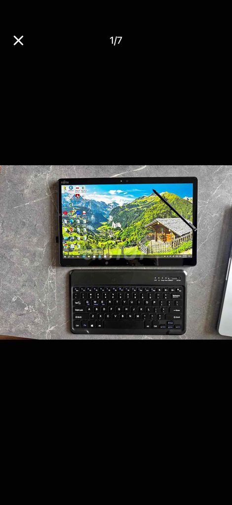 Fujitsu Máy tính bảng 2in1 Đen Bút cảm ứng. Mua bán Máy tính bảng tại Thành phố Pleiku Gia Lai được đăng bởi Phượng Anh Bùi hình 1