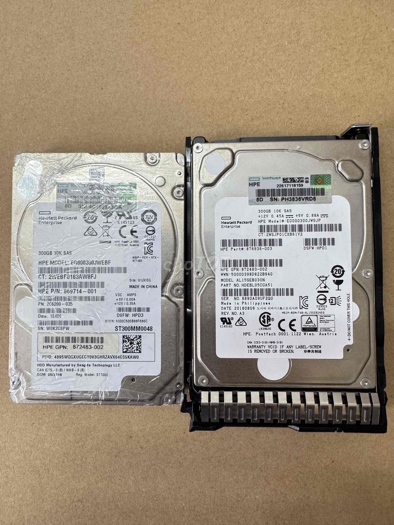 Ổ cứng HPe 300GB 2.5”. Mua bán Linh kiện (RAM, Card...) tại Quận Tân Bình Tp Hồ Chí Minh được đăng bởi CÔNG TY CỔ PHẦN CÔNG NGHỆ HDIT hình 2