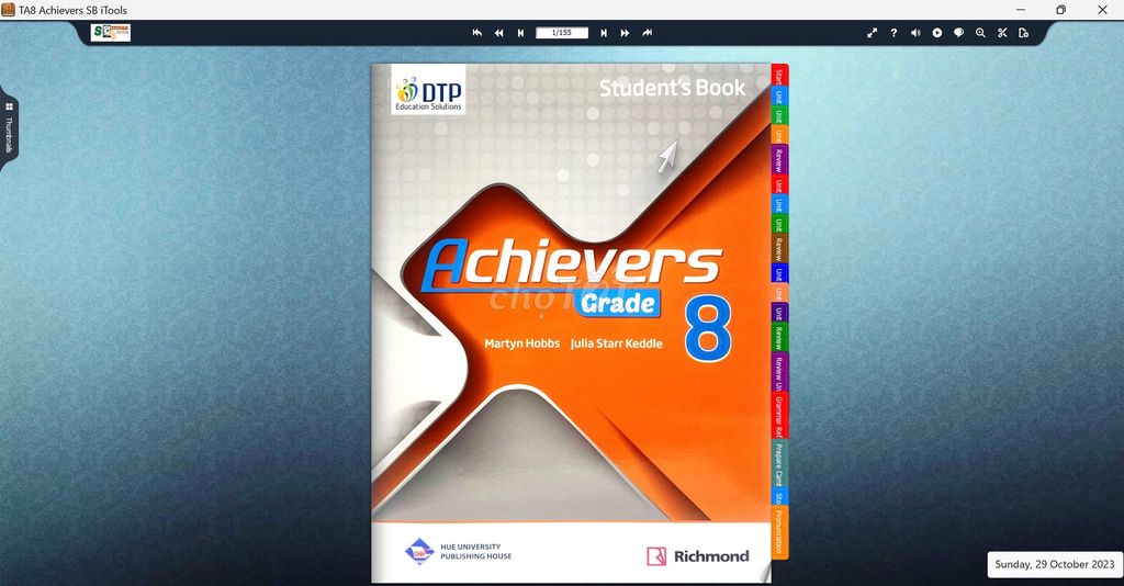 Phần mềm iTools  Achievers grade 8 (3 cuốn). Mua bán Sách tại Quận 1 Tp Hồ Chí Minh được đăng bởi Phần mềm giáo dục hình 1