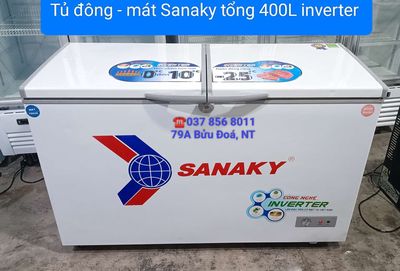 TỦ ĐÔNG - MÁT SANAKY TỔNG 400L INVERTER