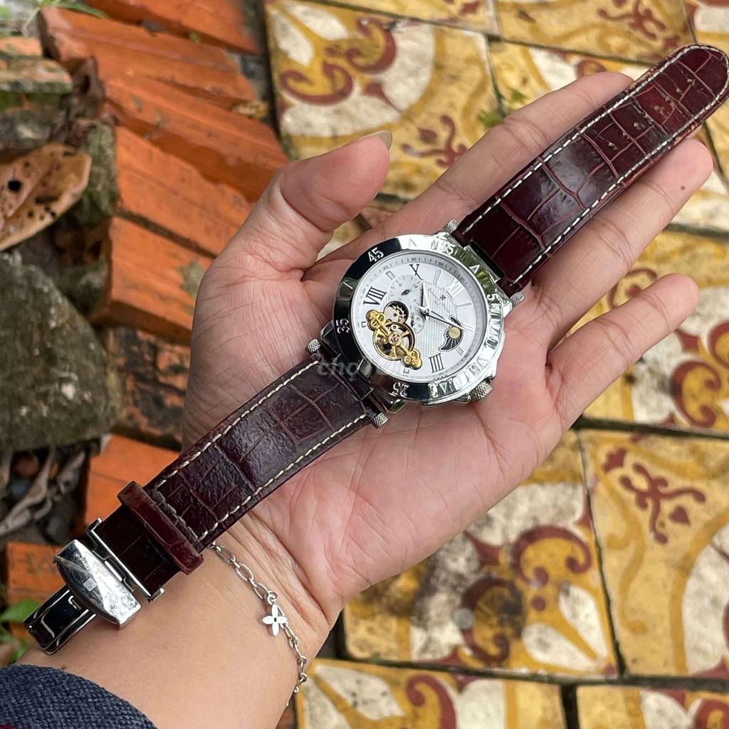 Đồng hồ Ý máy cơ sun and moon 42mm. Mua bán Đồng hồ tại Quận Tân Bình Tp Hồ Chí Minh được đăng bởi Lê Quốc Bảo hình 1