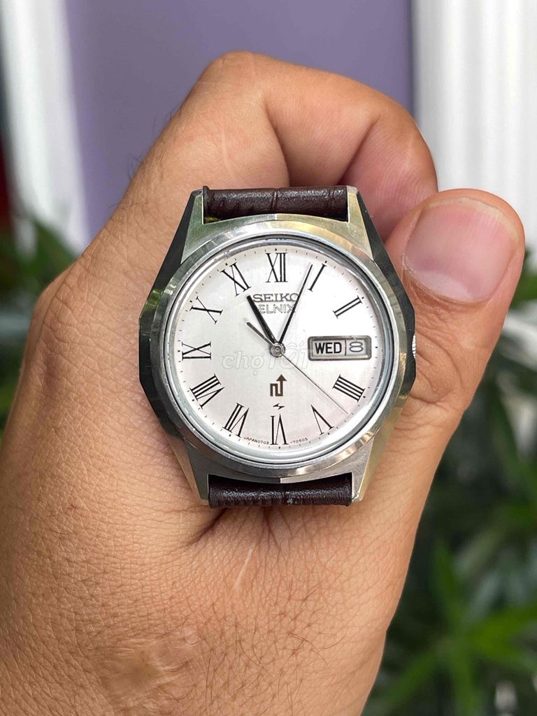Đồng hồ Seiko Elnix Unisex Thép không gỉ Bạc. Mua bán Đồng hồ tại Thành phố Long Xuyên An Giang được đăng bởi NGUYEN MINH TIEN hình 1