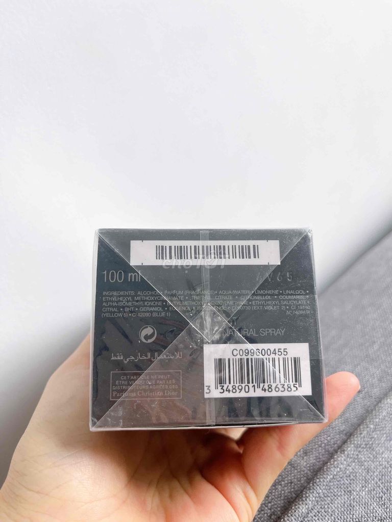 Pass Nước Hoa Nam DIOR SAUVAGE EAU FORTE 100ml