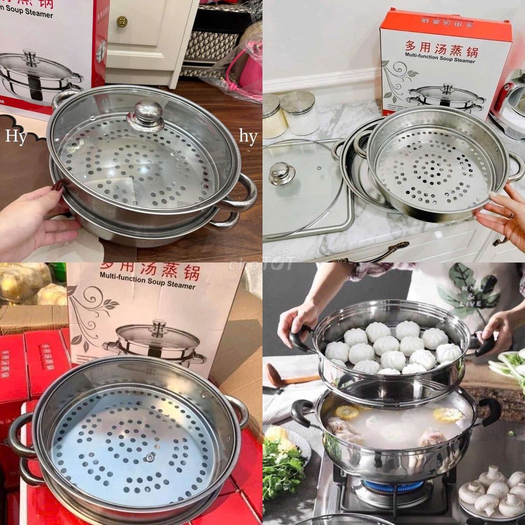 Nồi hấp inox 2 tầng. Mua bán Dụng cụ nhà bếp tại Quận Cẩm Lệ Đà Nẵng được đăng bởi Trần thuỳ dung hình 1