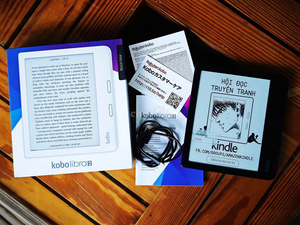 Máy đọc sách Kobo Libra 2 32Gb|Black, Likenew.. Mua bán Máy tính bảng tại Thành phố Thủ Đức Tp Hồ Chí Minh được đăng bởi BaoBinKindle hình 1