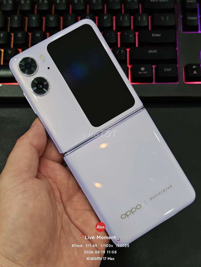 Oppo Find N2 Flip 8/256. Mua bán Điện thoại tại Quận Ninh Kiều Cần Thơ được đăng bởi Nguyễn Toàn hình 1