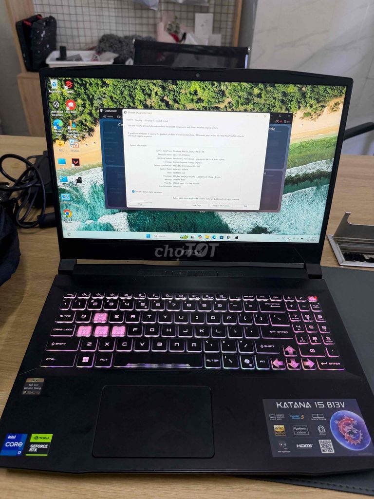 MSI Katana B15 I7-13620H 16GB/1TB. Mua bán Laptop tại Quận Thanh Khê Đà Nẵng được đăng bởi Anh Tuấn Apple hình 1