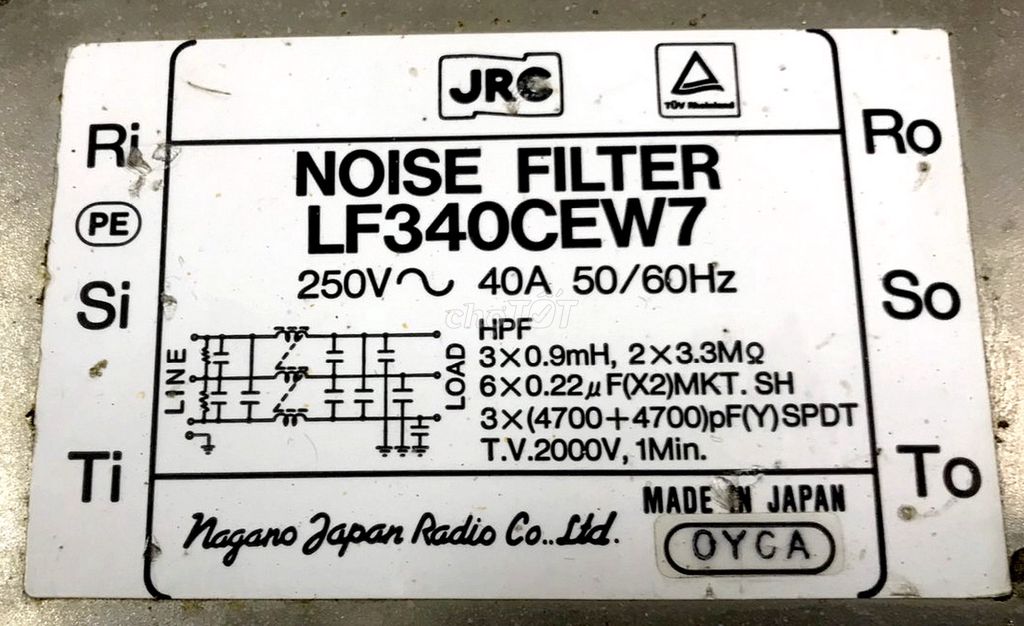 Lọc điện JRC 40A Made in Japan