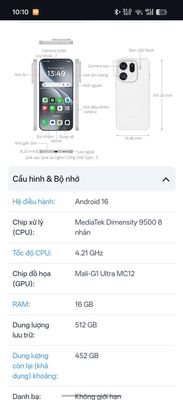 Oppo Find x9 Pro 12/256