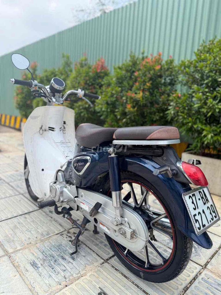 Мопед Cub 50cc New Sole 2022, сине-белый