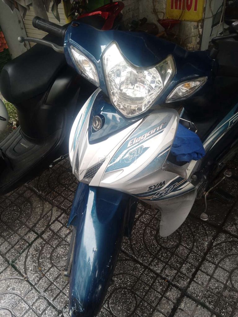 SYM Elegant 50, зеленое серебро