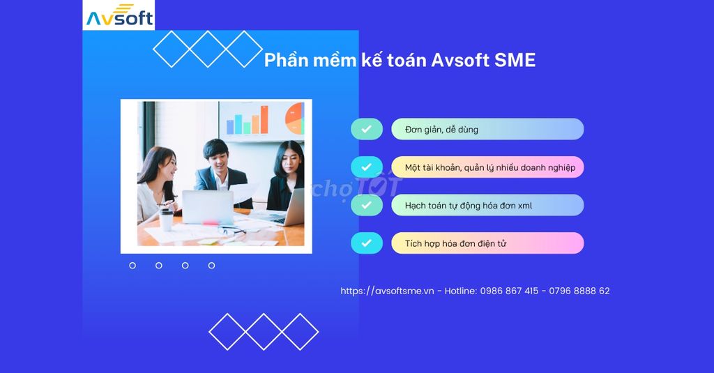 Phần mềm kế toán dễ dùng Avsoft