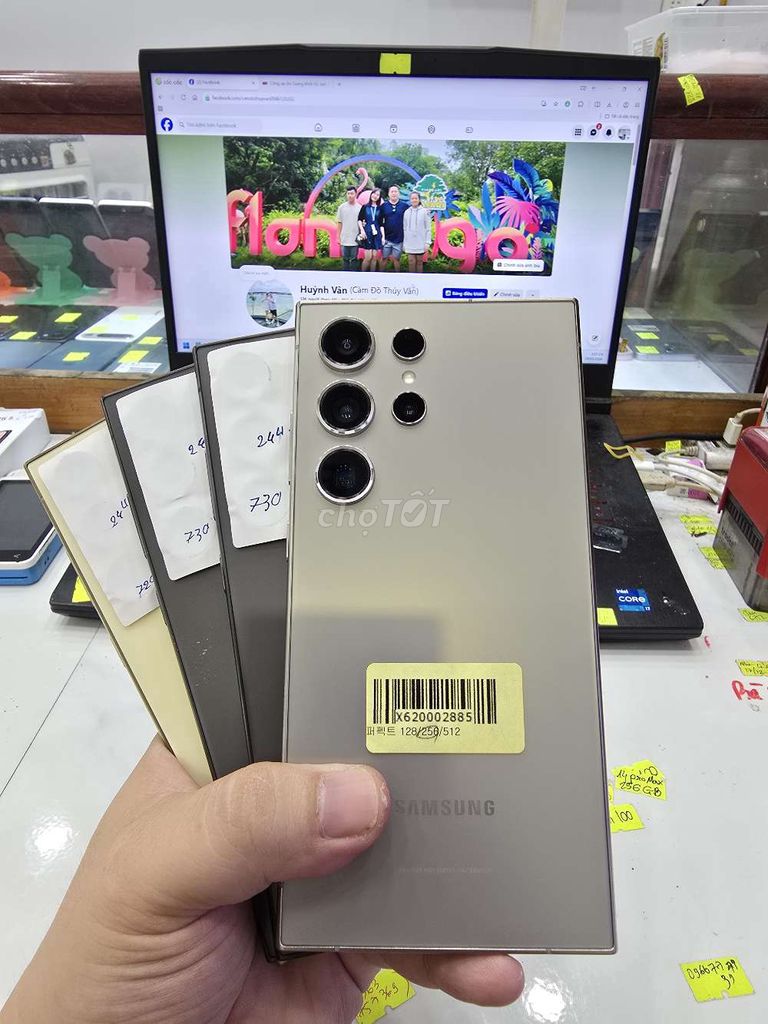 Samsung S24 Ultra 5G 256GB 512GB. Mua bán Điện thoại tại Thành phố Long Xuyên An Giang được đăng bởi Facebook Cầm Đồ Thúy Vân hình 1