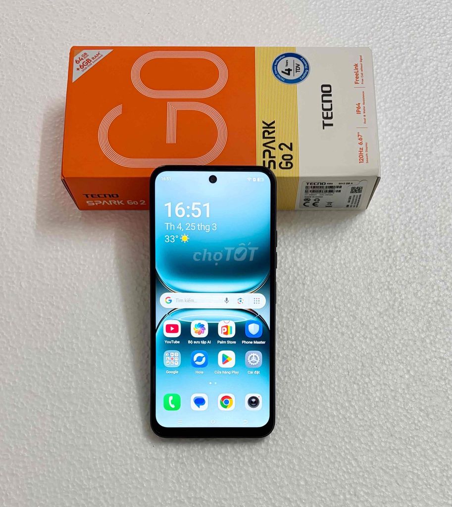 TECNO SPARK GO 2 Màn Hình 120Hz Fullbox.BH 12TH. Mua bán Điện thoại tại Quận Ninh Kiều Cần Thơ được đăng bởi Quốc Cường Computer hình 1