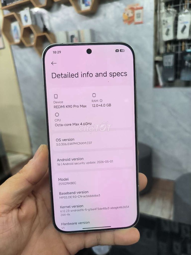Xiaomi Redmi K90 Pro Max 256GB Xanh 12GB Like New. Mua bán Điện thoại tại Quận Kiến An Hải Phòng được đăng bởi do tat duc hình 1