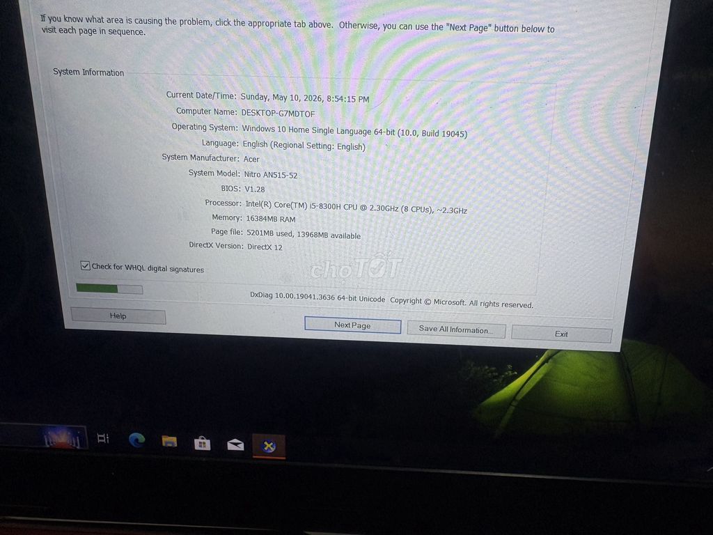 Acer Nitro 5 i5-8300H 16GB/SSD 512GB, GTX 1050.. Mua bán Laptop tại Quận Phú Nhuận Tp Hồ Chí Minh được đăng bởi Hoàng Khang Nguyễn hình 1