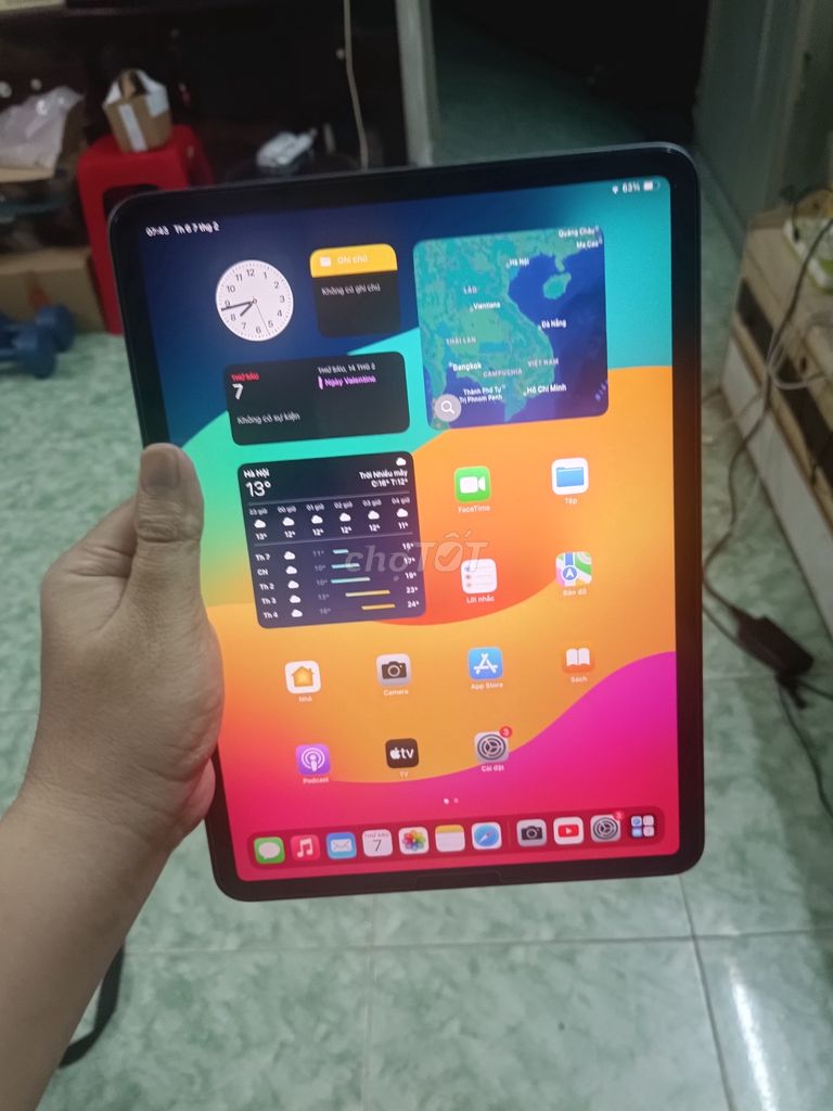 Bán iPad pro 11 inch 2018 256 kèm ốp và cường lực