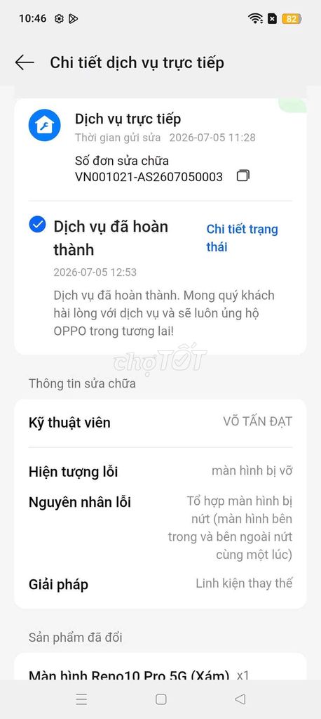 Oppo Reno 10 Pro 5G 12GB 256GB Xám BH 6tháng hãng. Mua bán Điện thoại tại Quận Bình Tân Tp Hồ Chí Minh được đăng bởi Trần Văn Long hình 1