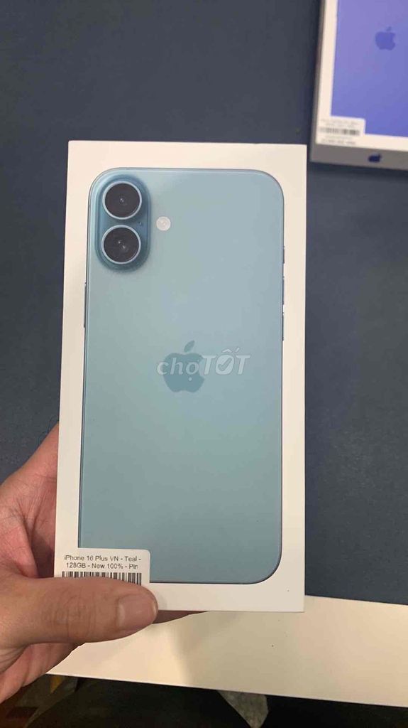 Apple iPhone 16 Plus 128GB Teal Mới 100%. Mua bán Điện thoại tại Quận Ninh Kiều Cần Thơ được đăng bởi Minh Phát hình 1
