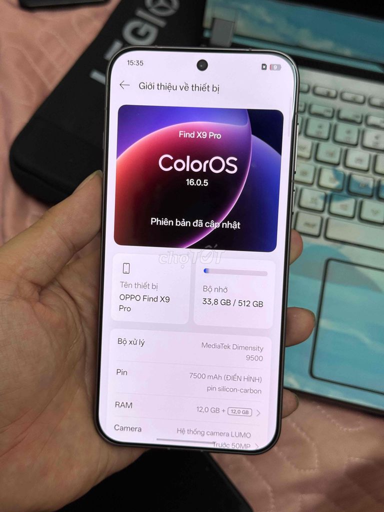 Oppo Find X9 Pro 512GB Xám. Mua bán Điện thoại tại Quận Thanh Xuân Hà Nội được đăng bởi KING STORE hình 1