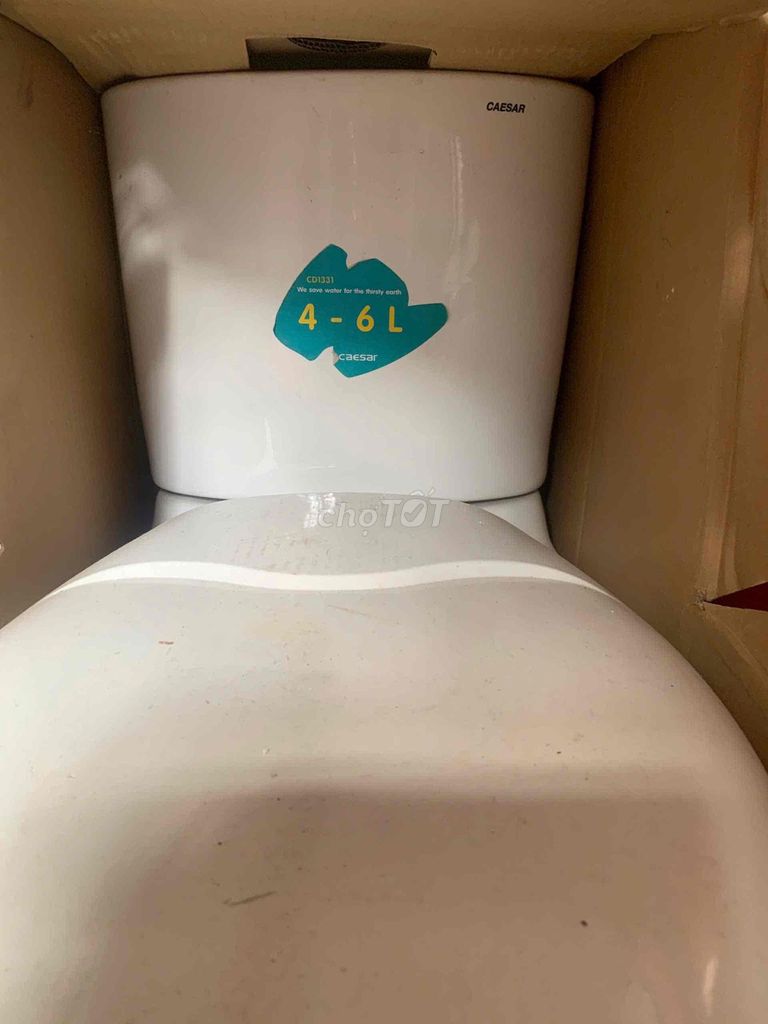 Bồn cầu Caesar CD1331 Trắng. Mua bán Thiết bị vệ sinh, nhà tắm tại Thành phố Biên Hòa Đồng Nai được đăng bởi phạm tú anh hình 1