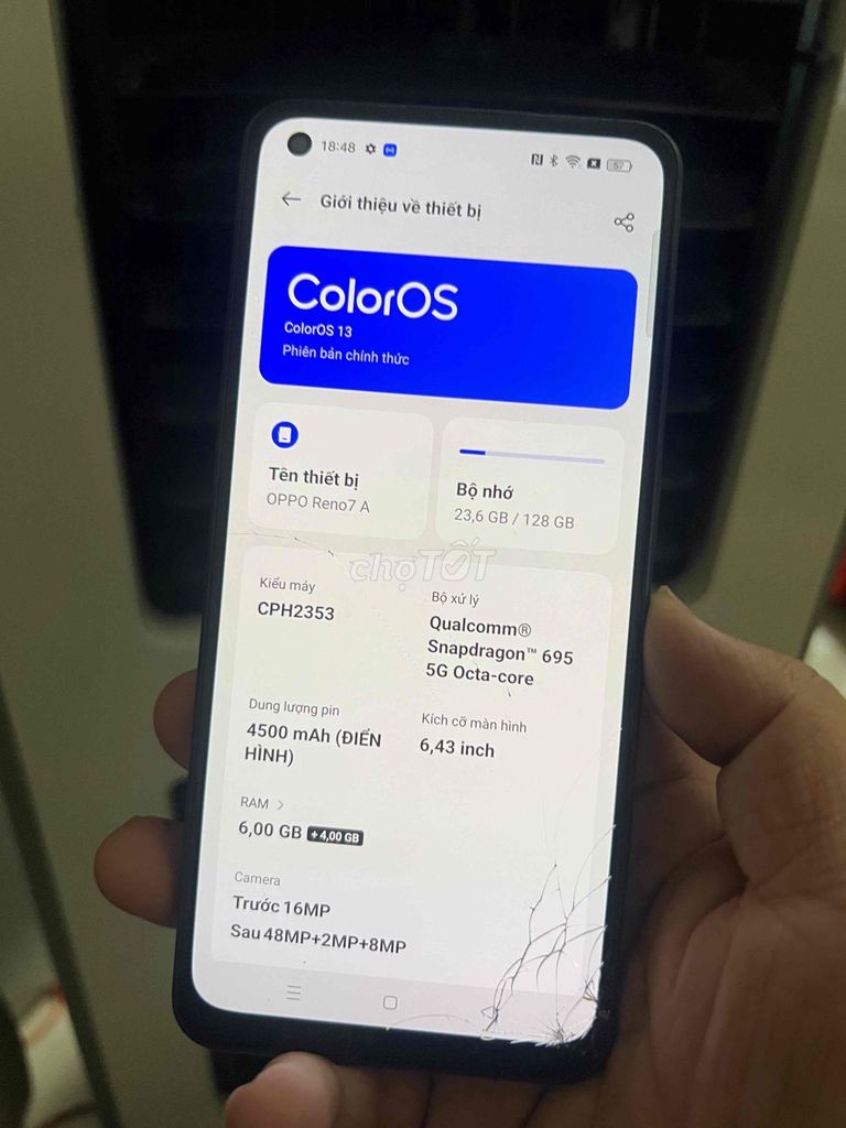 Oppo Reno7 5G 128GB Xám. Mua bán Điện thoại tại Quận Bắc Từ Liêm Hà Nội được đăng bởi Huân hình 1
