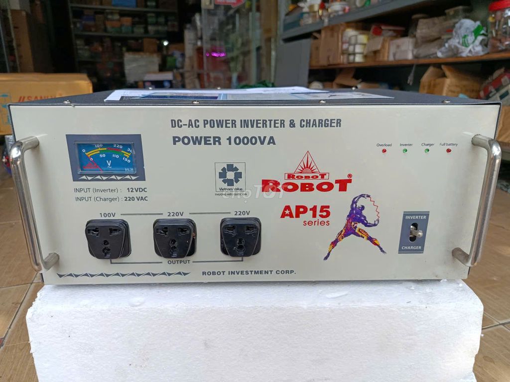 Bộ đổi điện và sạc ắc quy 1000VA Robot. Mua bán Đồ chuyên dụng, Giống nuôi trồng tại Quận Tân Phú Tp Hồ Chí Minh được đăng bởi Phước hình 1