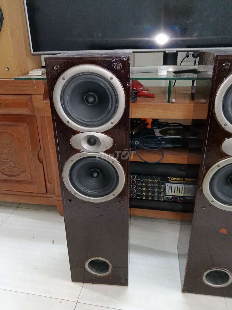 Loa gỗ Xám cánh dán 15cm 150W. Mua bán Tivi, Âm thanh tại Quận Long Biên Hà Nội được đăng bởi CỬA HÀNG ĐIỆN TỬ TÂN KIM PHÁT LỘC hình 1