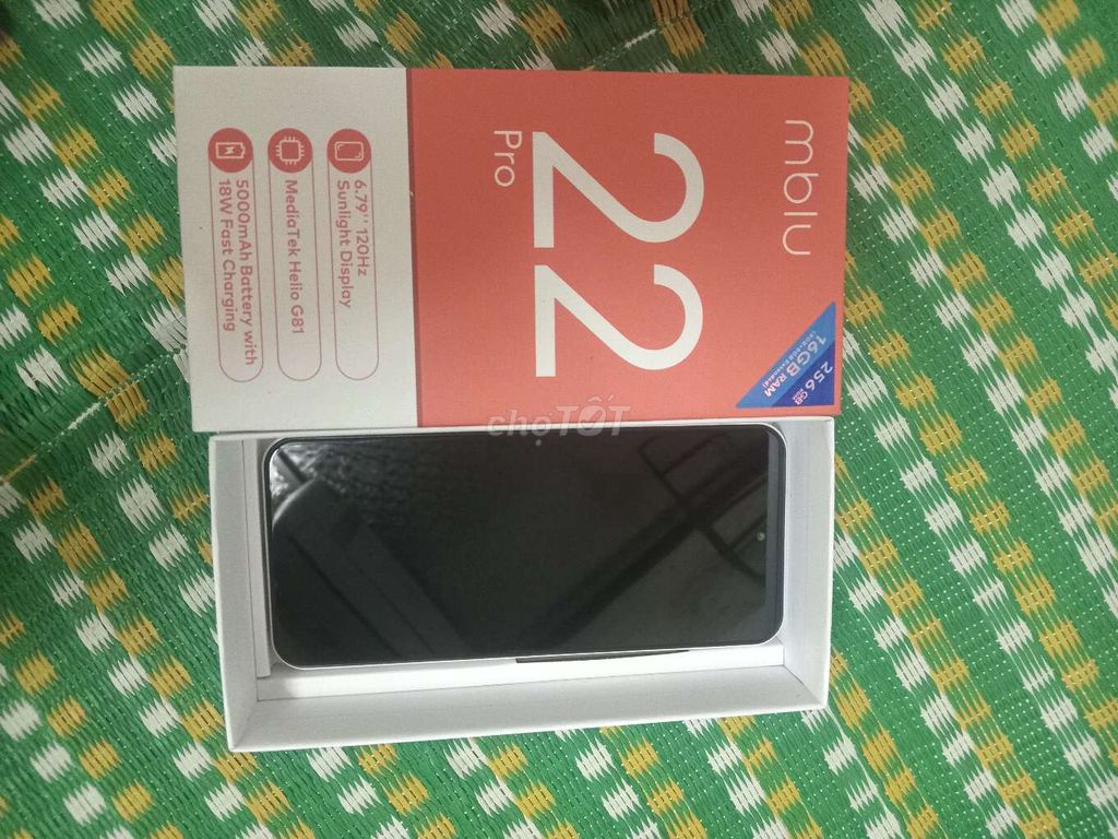 Mblu 22 Pro 8GB/256GB Trắng. Mua bán Điện thoại tại Quận Bắc Từ Liêm Hà Nội được đăng bởi Guang Shi Chen hình 1