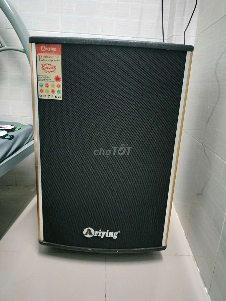 Loa karaoke Ariying đã qua sử dụng có bánh xe. Mua bán Tivi, Âm thanh tại undefined undefined được đăng bởi Van Tan hình 1
