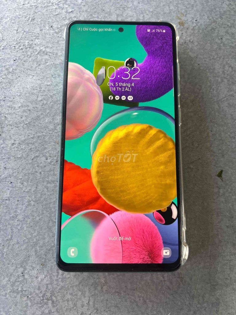 Samsung Galaxy A51 128GB Xanh ngọc. Mua bán Điện thoại tại Huyện Thới Lai Cần Thơ được đăng bởi ĐT Thới Lai hình 1