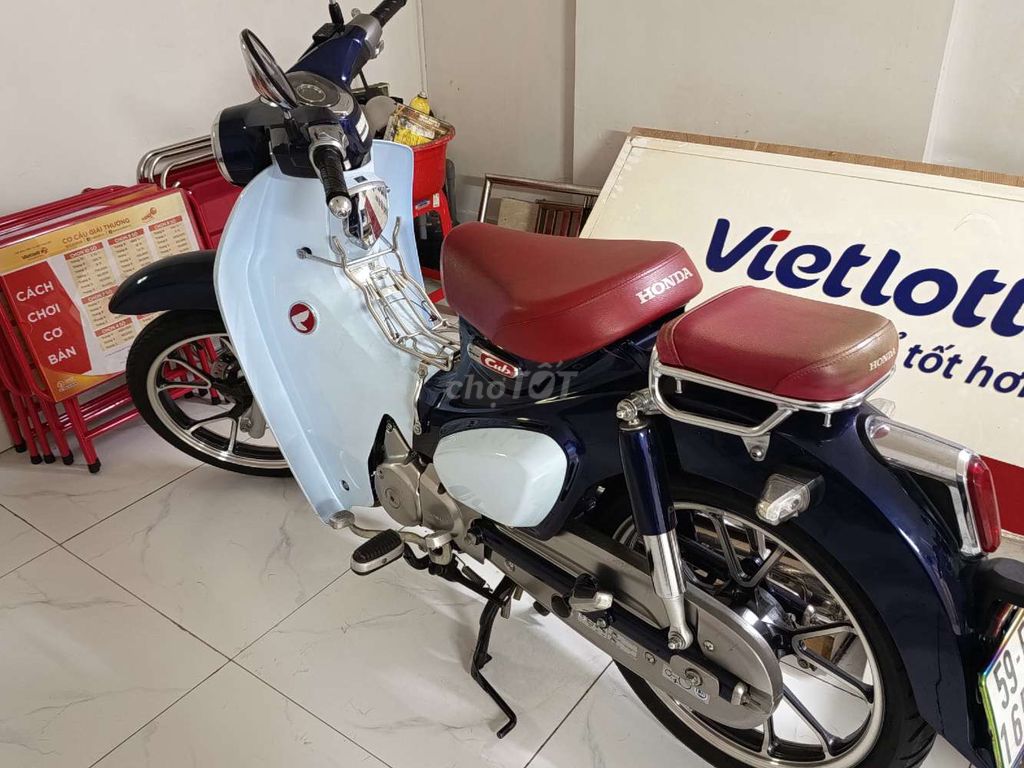 Хонда Супер Куб C125 Синий Белый