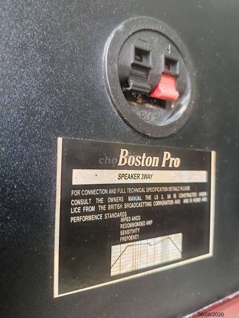 Cặp loa karaoke BOSTON Pro (3 ways) - New~90%. Mua bán Tivi, Âm thanh tại Quận 7 Tp Hồ Chí Minh được đăng bởi Lê Minh hình 1