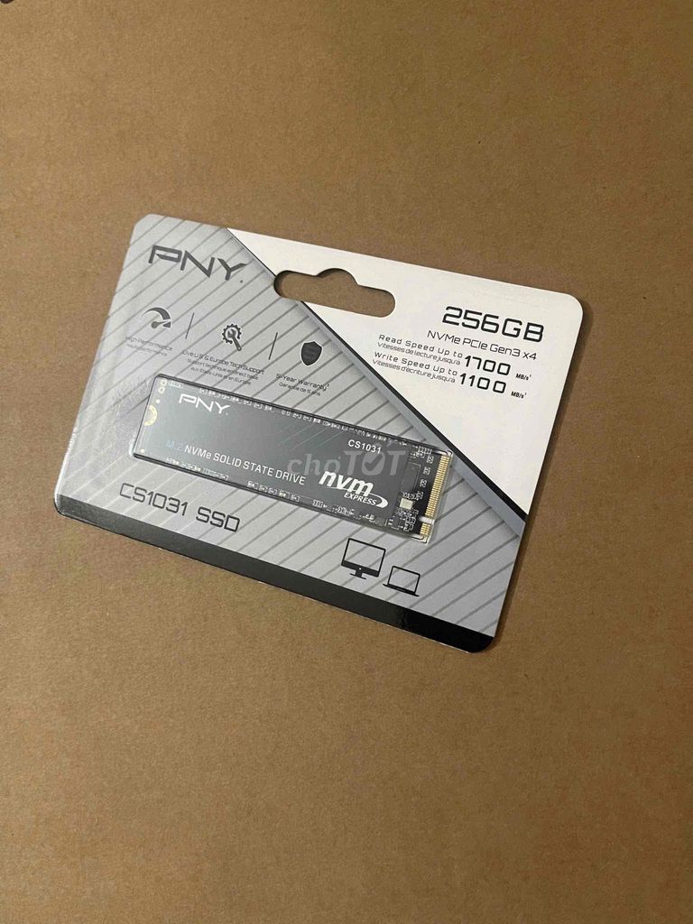 PNY CS1031 256GB NVMe PCIe Gen3 x4. Mua bán Linh kiện (RAM, Card...) tại Quận Cầu Giấy Hà Nội được đăng bởi HẢI ANH hình 1