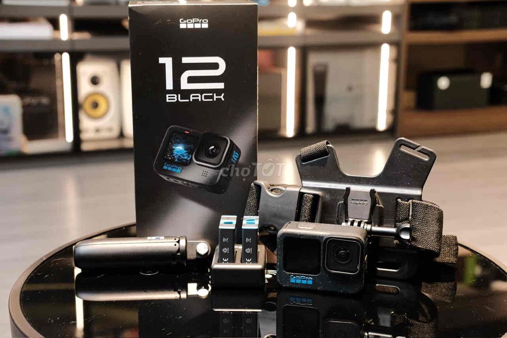GoPro Hero 12 Black Đen đẹp 99% kèm phụ kiện. Mua bán Máy ảnh, Máy quay tại Quận Bình Thạnh Tp Hồ Chí Minh được đăng bởi Vân Anh 2Tech House hình 1