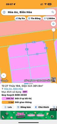 Cần bán 2 lô góc liền kề đất góc 3 mặt tiền tại KDC Hoá An - Biên Hoà. Mua bán đất tại Thành phố Biên Hòa Đồng Nai được đăng bởi Thành Tâm