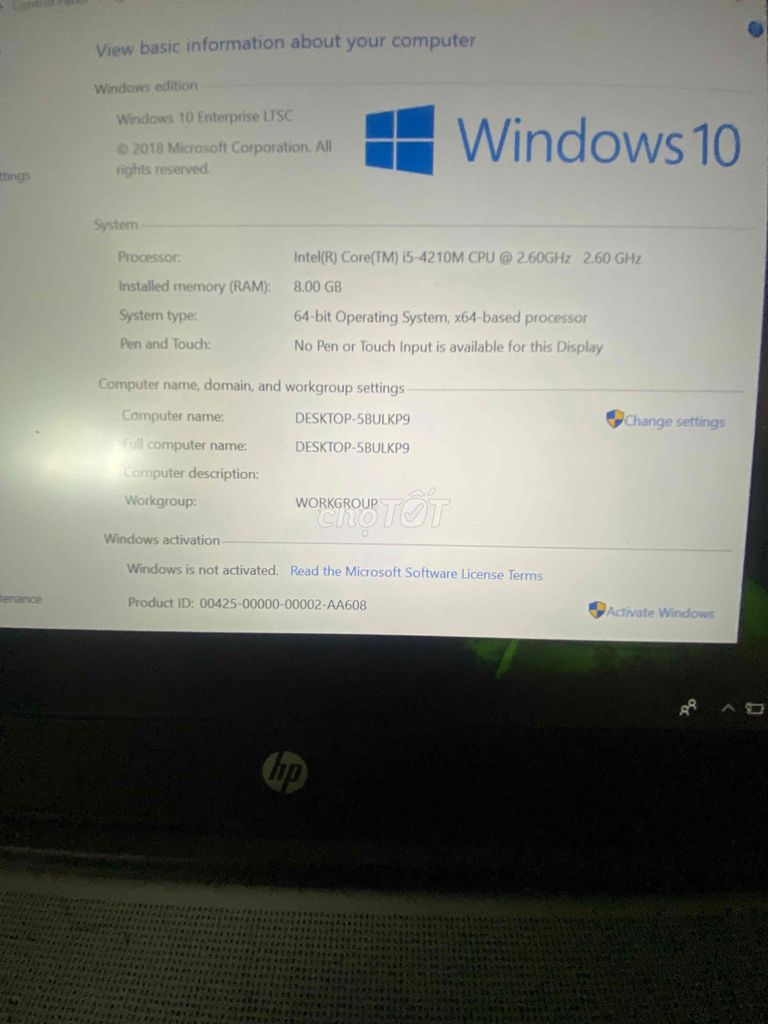 HP Intel Core i5-4210M 8GB/120GB SSD. Mua bán Laptop tại Quận 11 Tp Hồ Chí Minh được đăng bởi Thanh Thuận hình 1