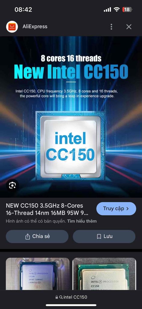 Intel CC150 - 8Core/16T