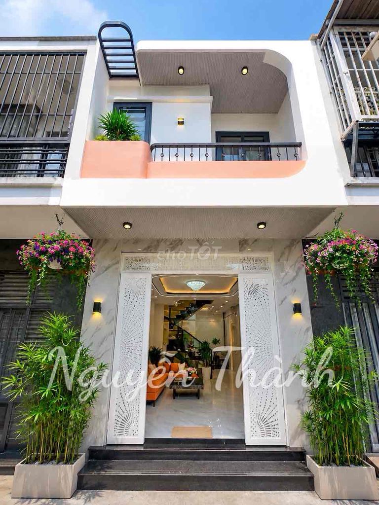 BÁN NHÀ PHỐ HẺM XE HƠI 1942 HUỲNH TẤN PHÁT- NHÀ BÈ.  Cách Phú Mỹ Hưng
