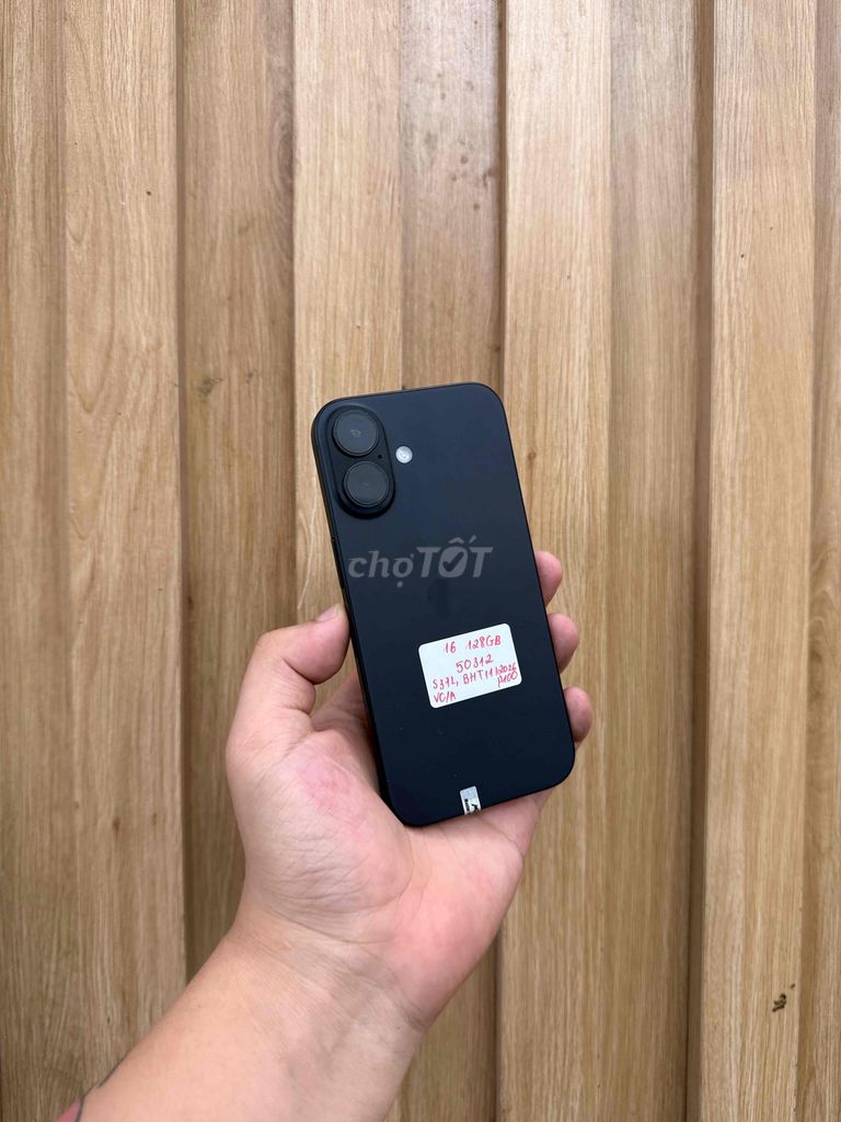 iPhone 16 128GB Đen Đã sử dụng. Mua bán Điện thoại tại Quận Đống Đa Hà Nội được đăng bởi  HT Mobie Trả góp nợ xáu bao duyệt hình 1